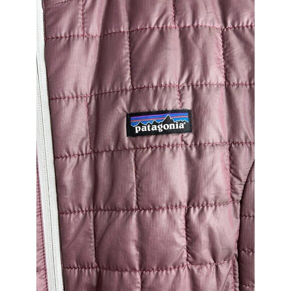 Patagonia Nano Puff Jacket Womens Medium Iridescent Purple Pink Thermal Outdoor - Picture 5 of 10